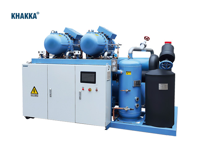 KHAKKA萊富康低溫螺桿機(jī)組SW3L8000×2機(jī)并聯(lián)
